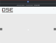 Tablet Screenshot of discountserviceelectric.com